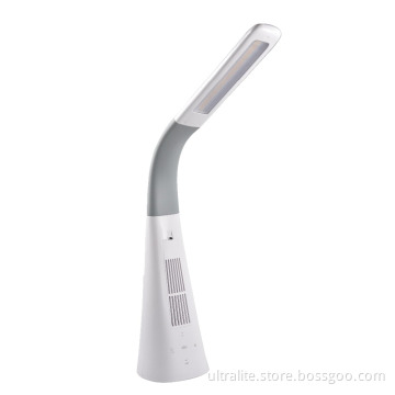 Klassische LED -Schreibtischlampe mit Luftreiniger, USB -Anschluss